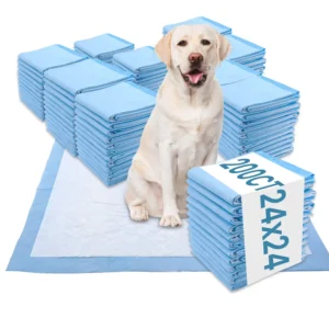 Large Dog Pee Pads 24×24 Inch – Leak-Proof, Odor Control, Quick-Dry