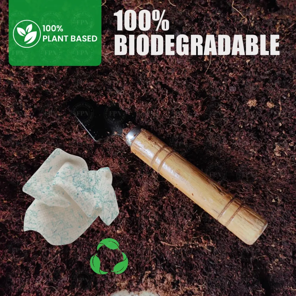 Plant Based Biodegradable Body Wipes